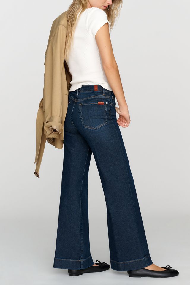 7 For All Mankind Petite Modern Dojo High Rise Flare Jeans #4