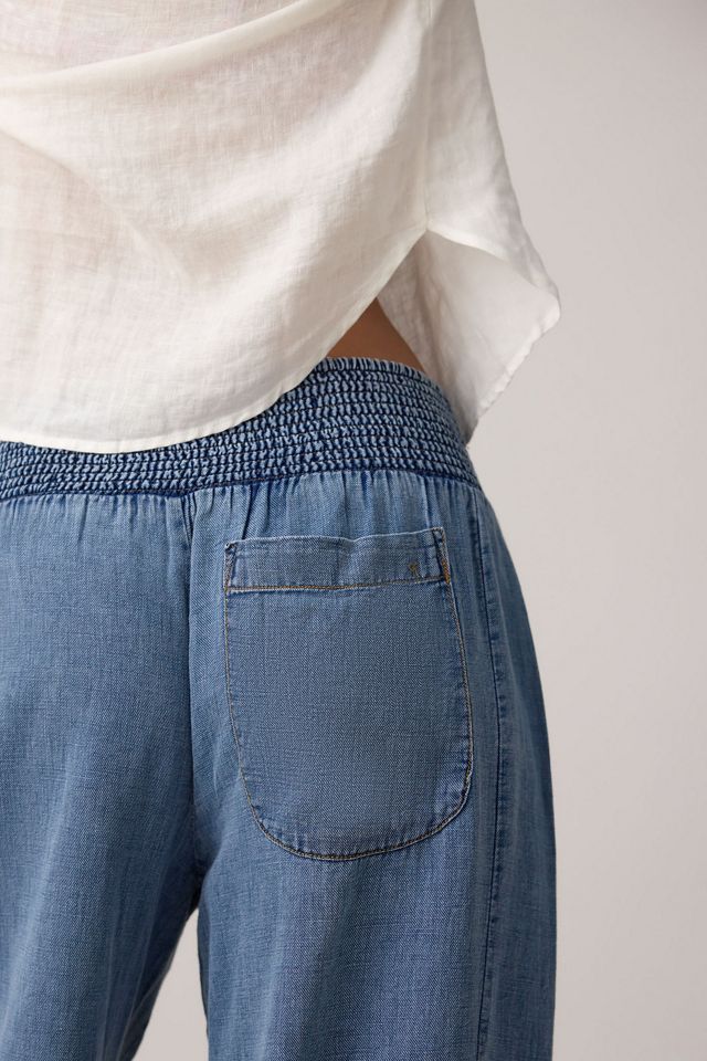 The Reese Smocked Pull-On Barrel Trousers #3