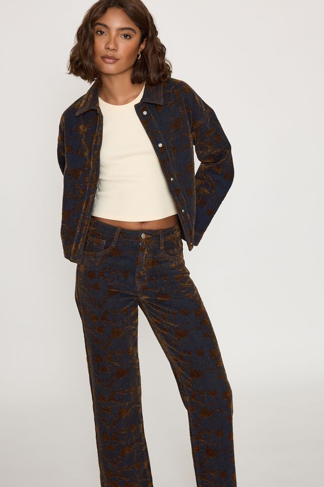 The Tiny Big Sister Maru Jacquard Straight-Leg Jeans #1