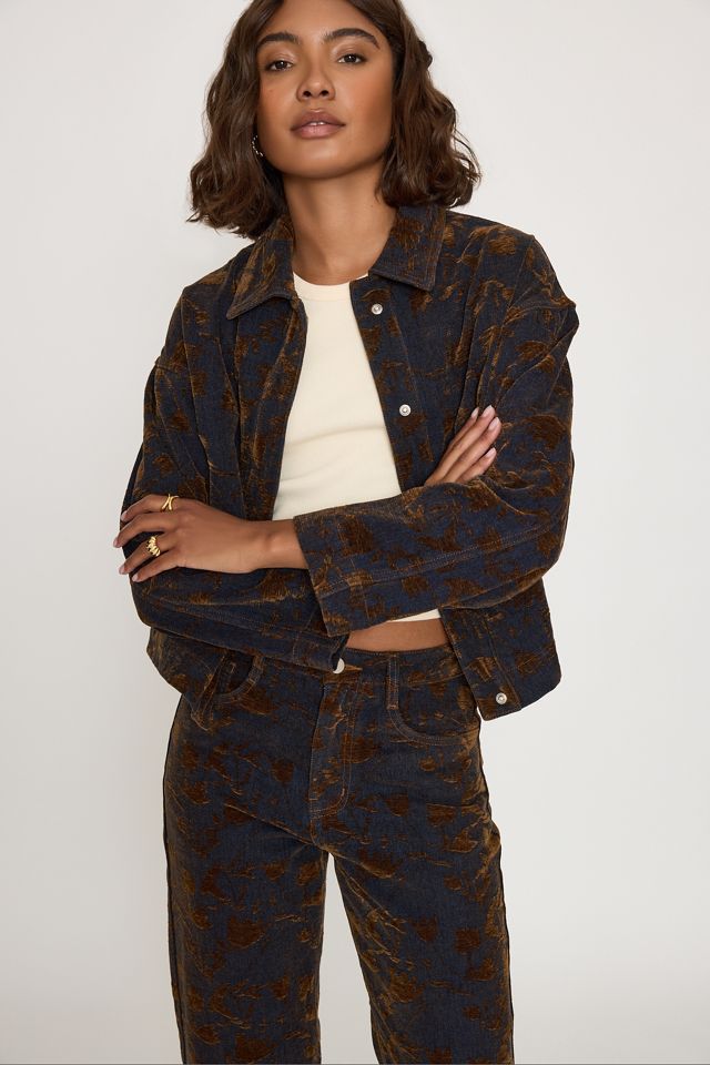 The Tiny Big Sister Maru Jacquard Straight-Leg Jeans #2