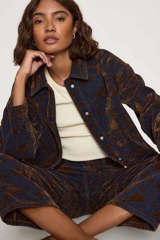The Tiny Big Sister Maru Jacquard Straight-Leg Jeans #3