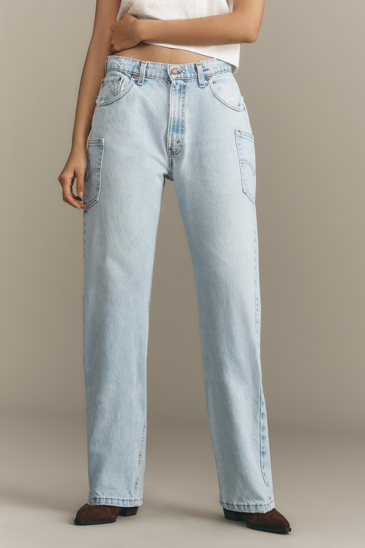 aligrace Low-Rise Baggy Jeans