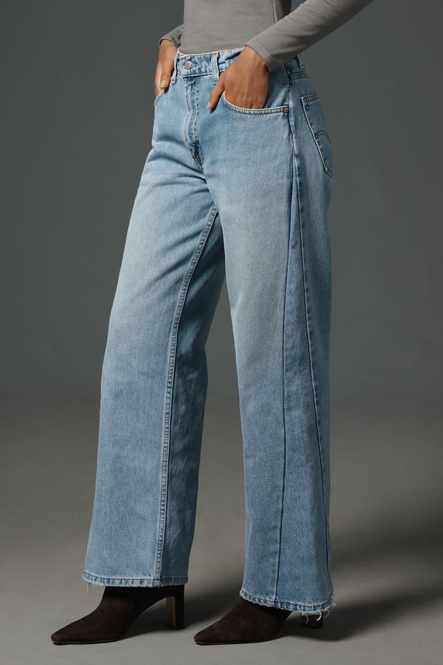 aligrace 90s High-Rise Wide-Leg Jeans #1