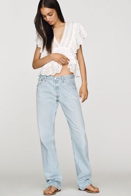 aligrace 90s Original Low-Rise Straight-Leg Jeans