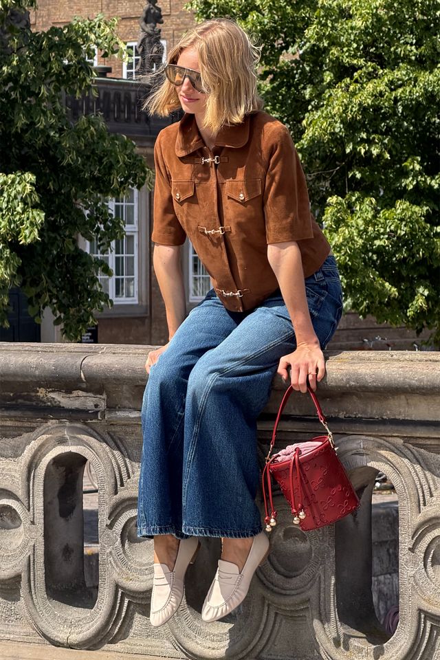 Pilcro Kenny High-Rise Tapered Barrel Jeans #1
