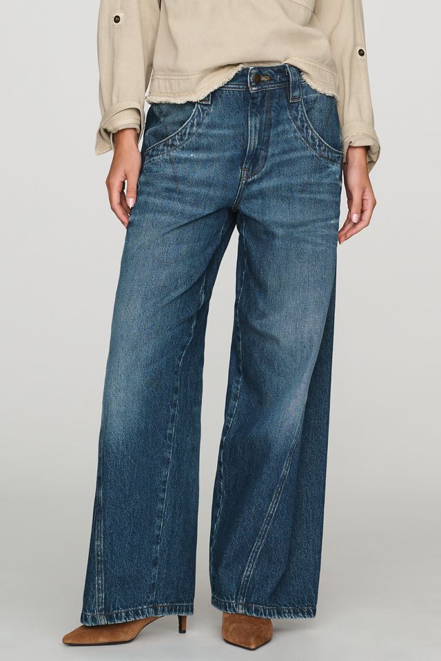 Pilcro Kenny High-Rise Tapered Barrel Jeans #4