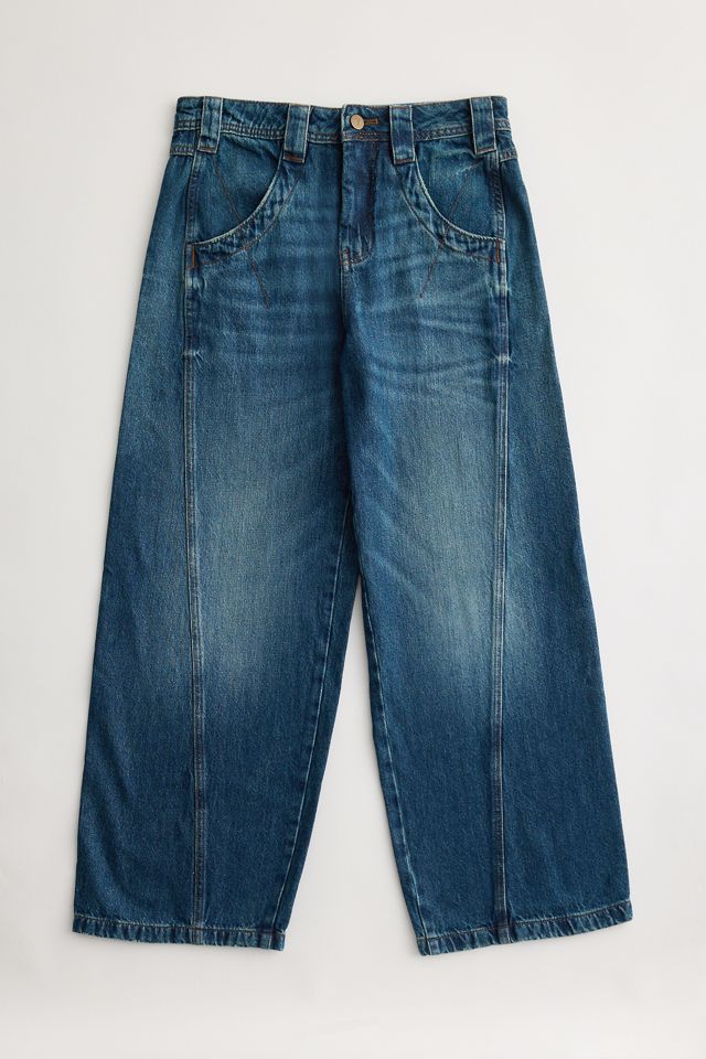 Pilcro Kenny High Rise Tapered Barrel Leg Jeans #7