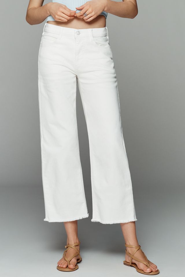 Edie Raw-Hem Straight-Leg Jeans by Pilcro #1