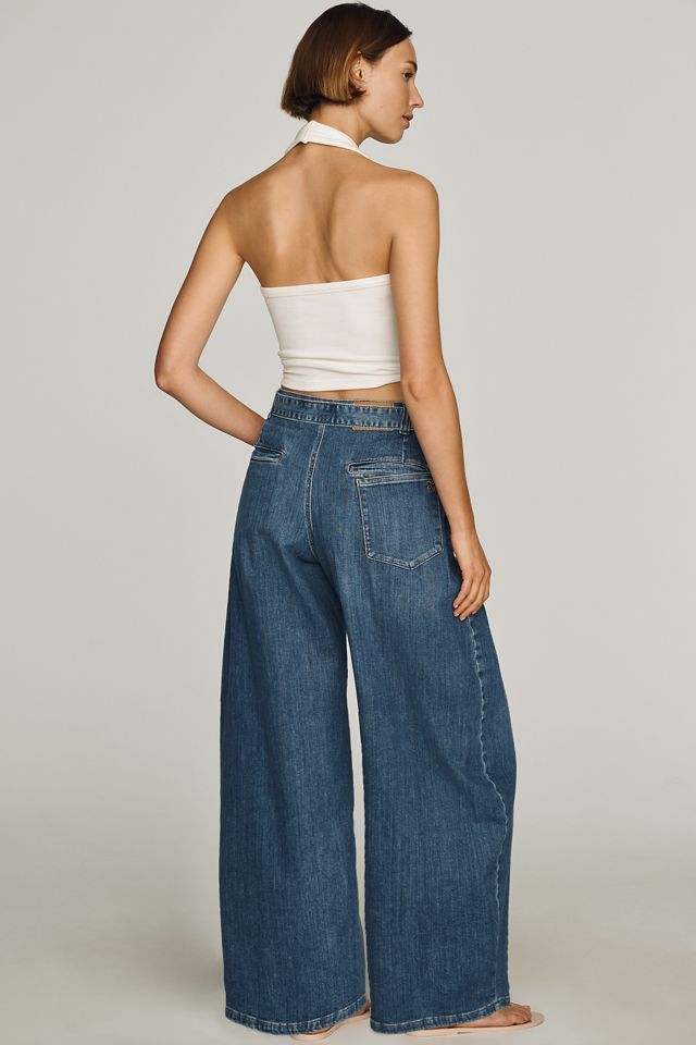 Maeve Belted High-Rise Relaxed Barrel Jeans #4