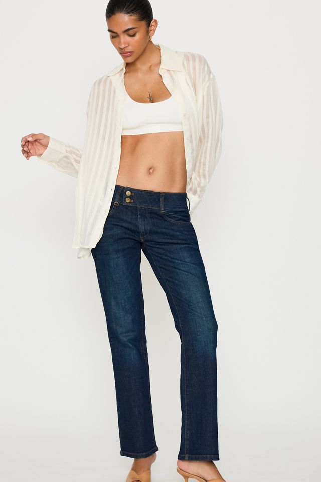 Jeans de Tiro Bajo Bootcut Pilcro #6