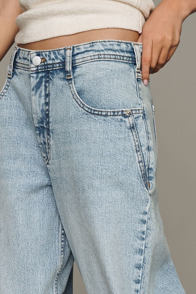 Pilcro Jules Embroidered Mid-Rise Straight-Leg Jeans #3