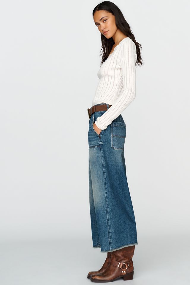 Pilcro Eden Utility High Rise Cropped Jeans #1