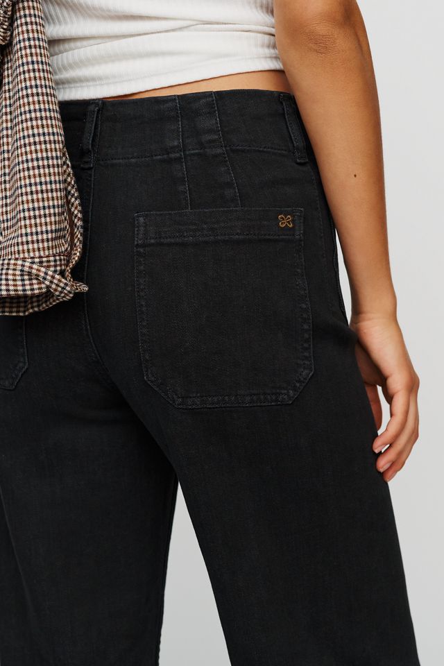 Maeve Colette High-Rise Wide-Leg Full-Length Jeans #4