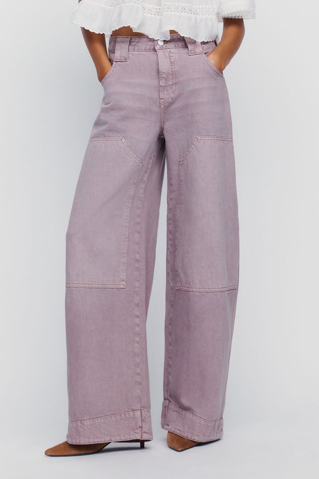 Pilcro High Rise Puddle Curve Barrel Leg Jeans #3