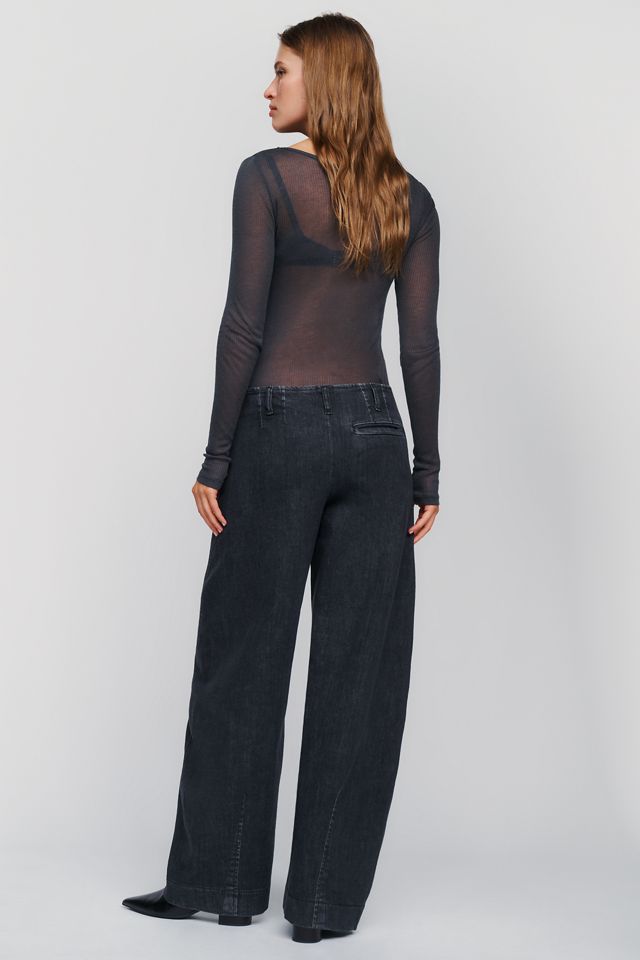 Jeans By Anthropologie a Vita Alta Slouchy a Botte #3
