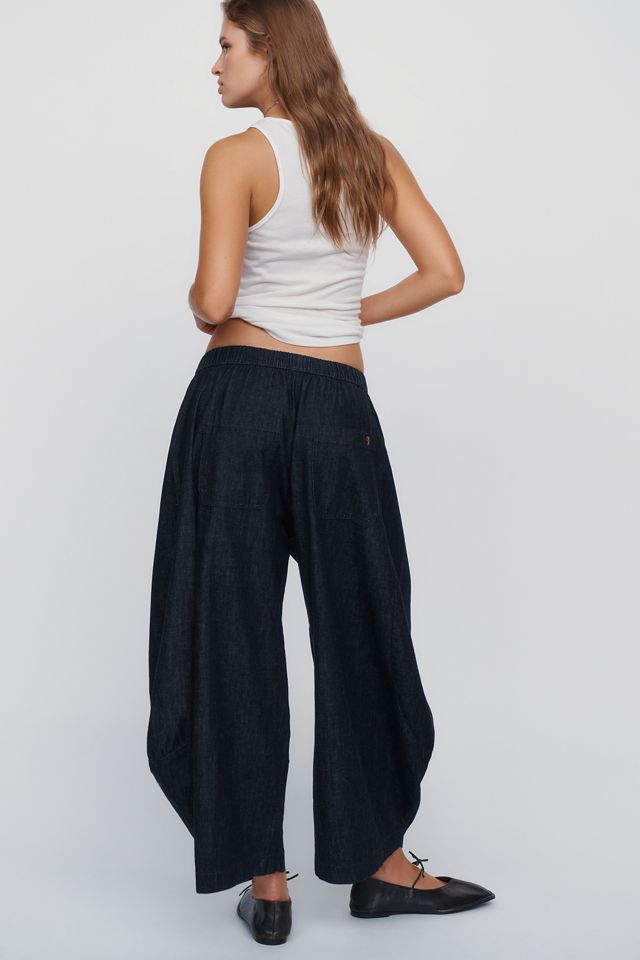 Pilcro Drape Balloon High Rise Barrel Leg Jeans #4