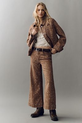 Jeans de Pierna Ancha Tiro Alto Oh Deer de Pilcro