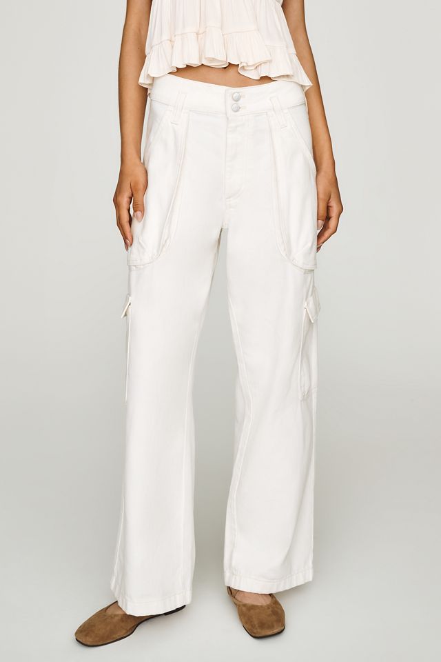 Pilcro High-Rise Straight-Leg Utility Jeans #1