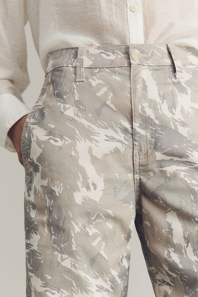 AG Fiona Camo High-Rise Barrel Pants #3