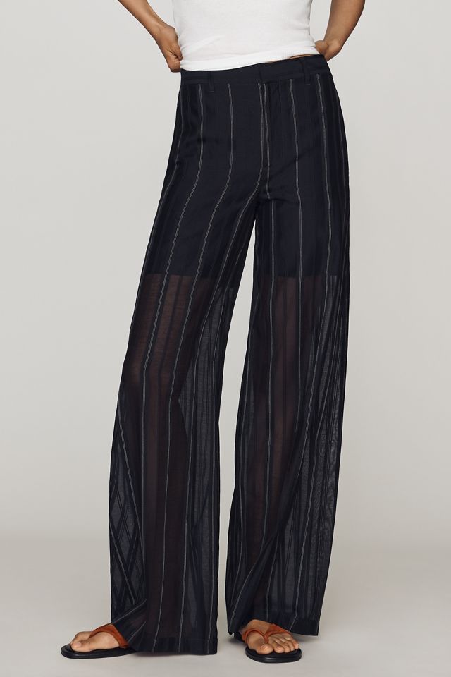 AG Jeans Anna Mid-Rise Wide-Leg Trousers #1
