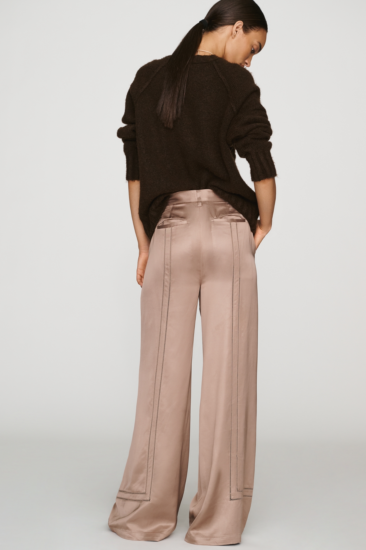 AG Jeans Sarah Satin Trousers