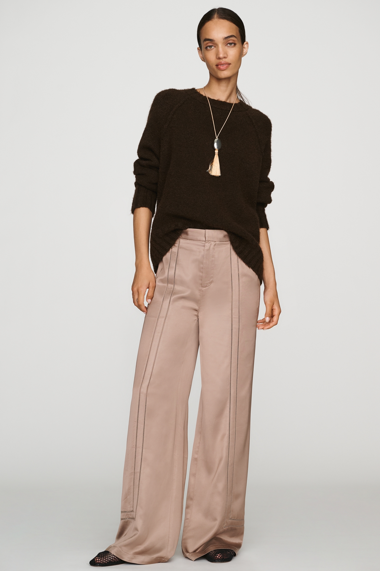 AG Jeans Sarah Satin Trousers