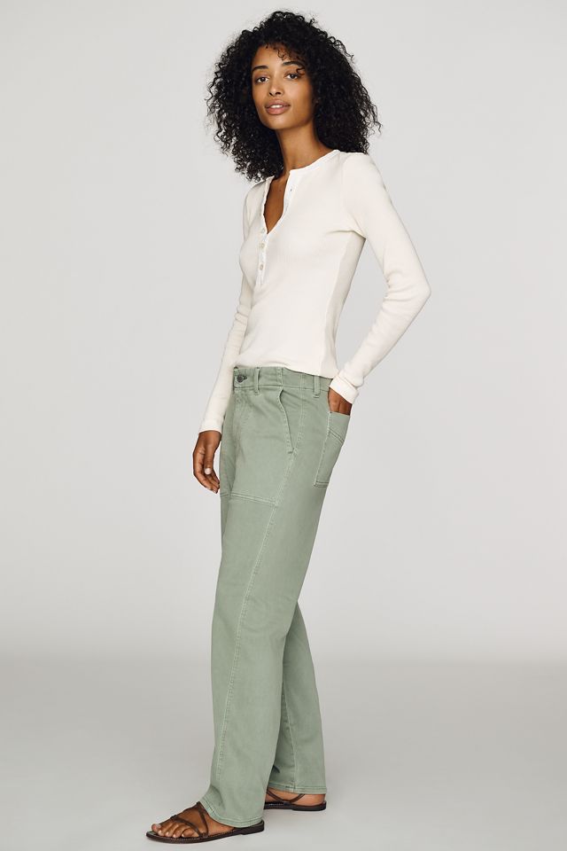 AG Jeans Analeigh Mid-Rise Straight-Leg Pants #2