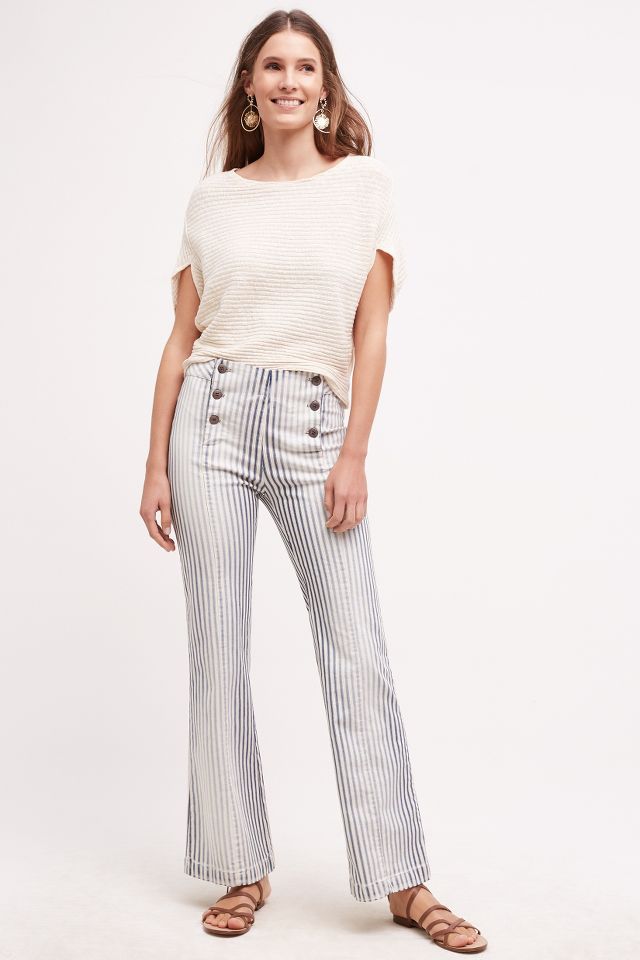 Striped Sailor Pants | Anthropologie