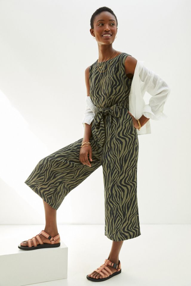 Corey Lynn Calter Zebra Jumpsuit | Anthropologie