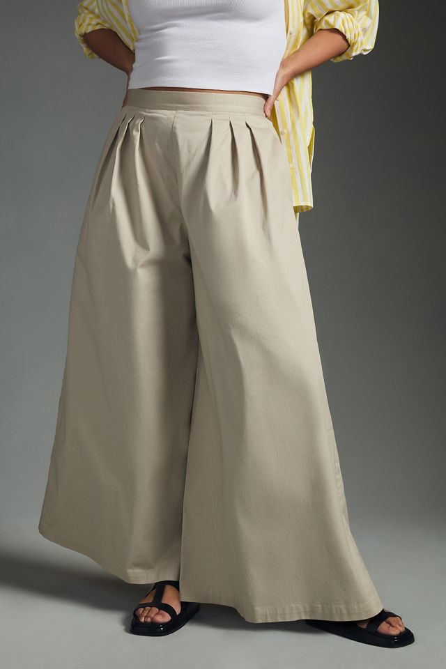 Corey Lynn Calter Wide-Leg Pleated Pants #7