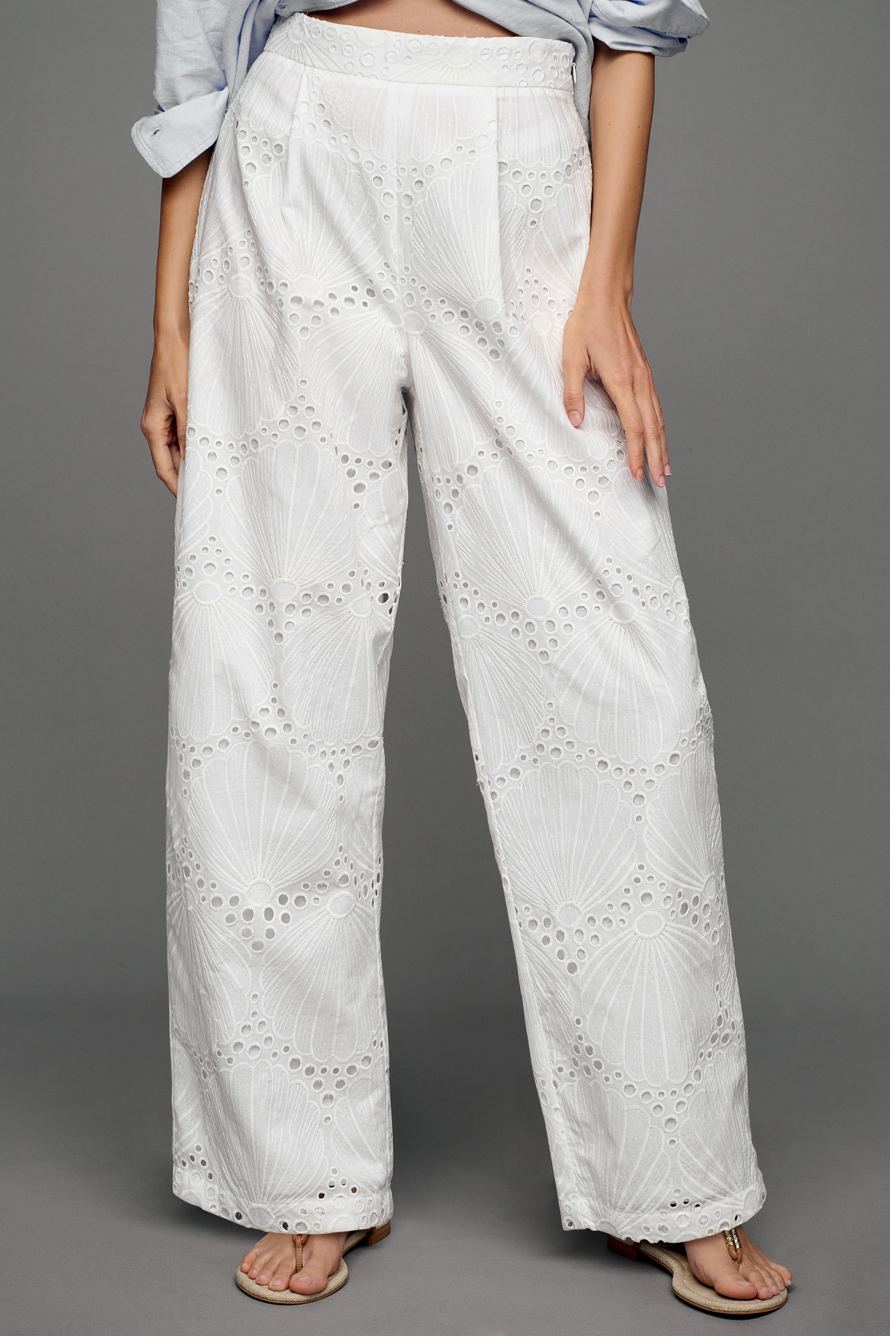 Corey Lynn Calter Eyelet Trouser Pants