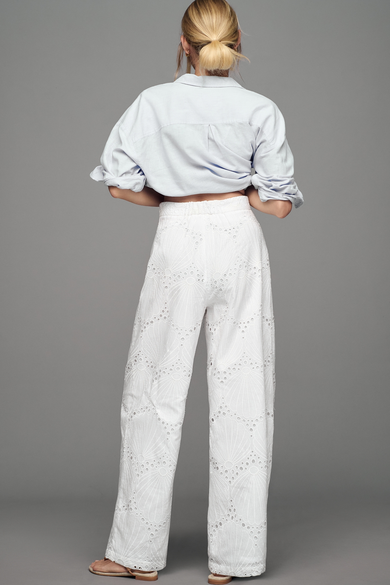 Corey Lynn Calter Eyelet Trouser Pants