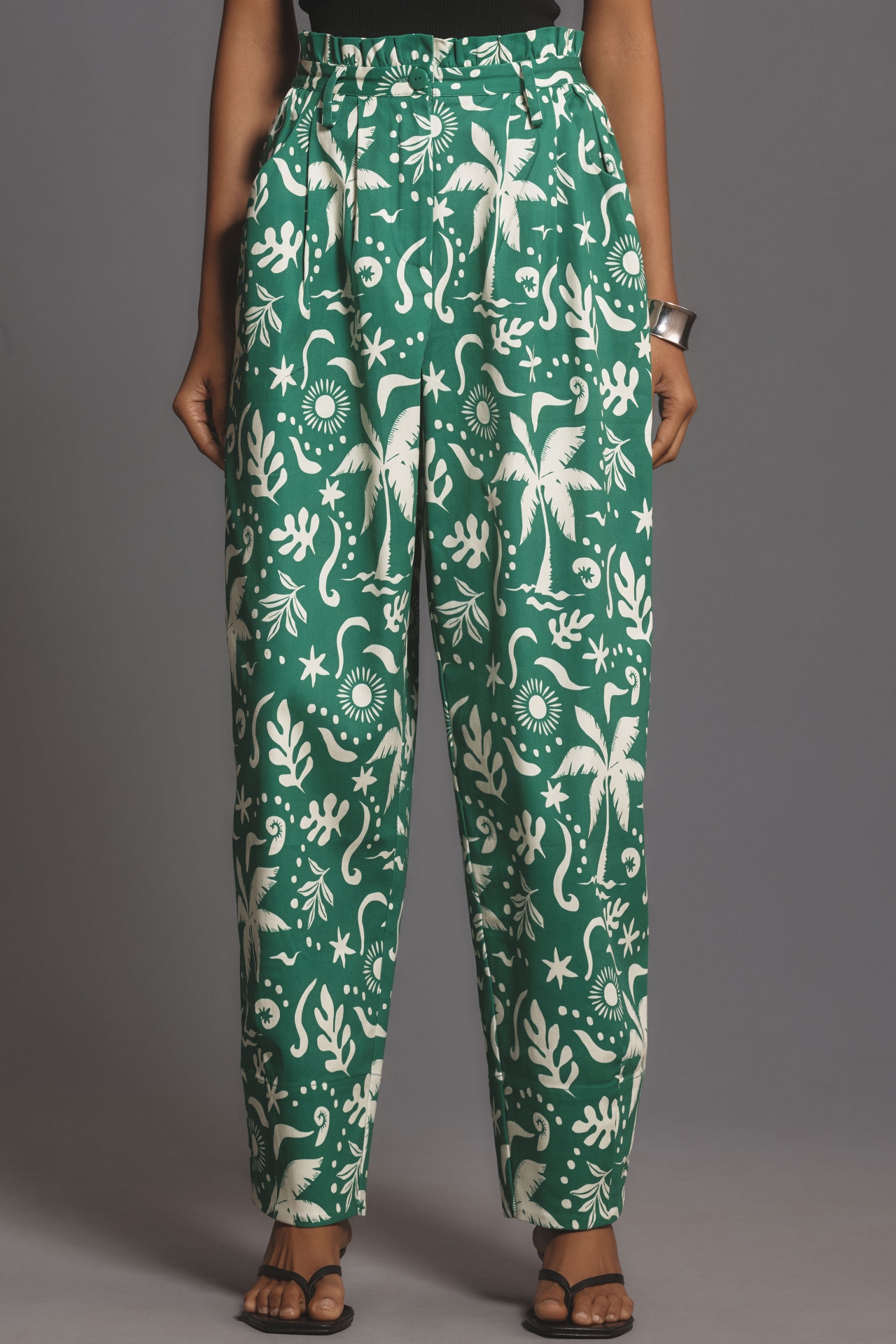 Corey Lynn Calter Paperbag Barrel Pants