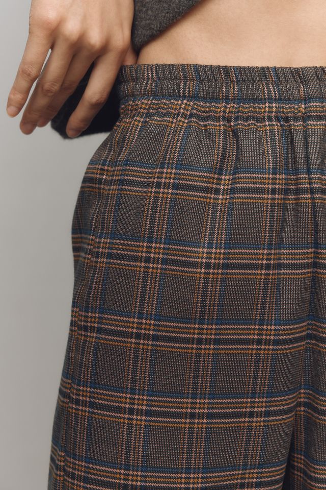Corey Lynn Calter Plaid Pull-On Trousers #2