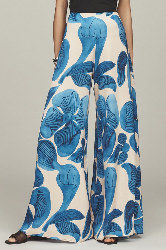 Corey Lynn Calter Grace Floral Wide-Leg Pants #1