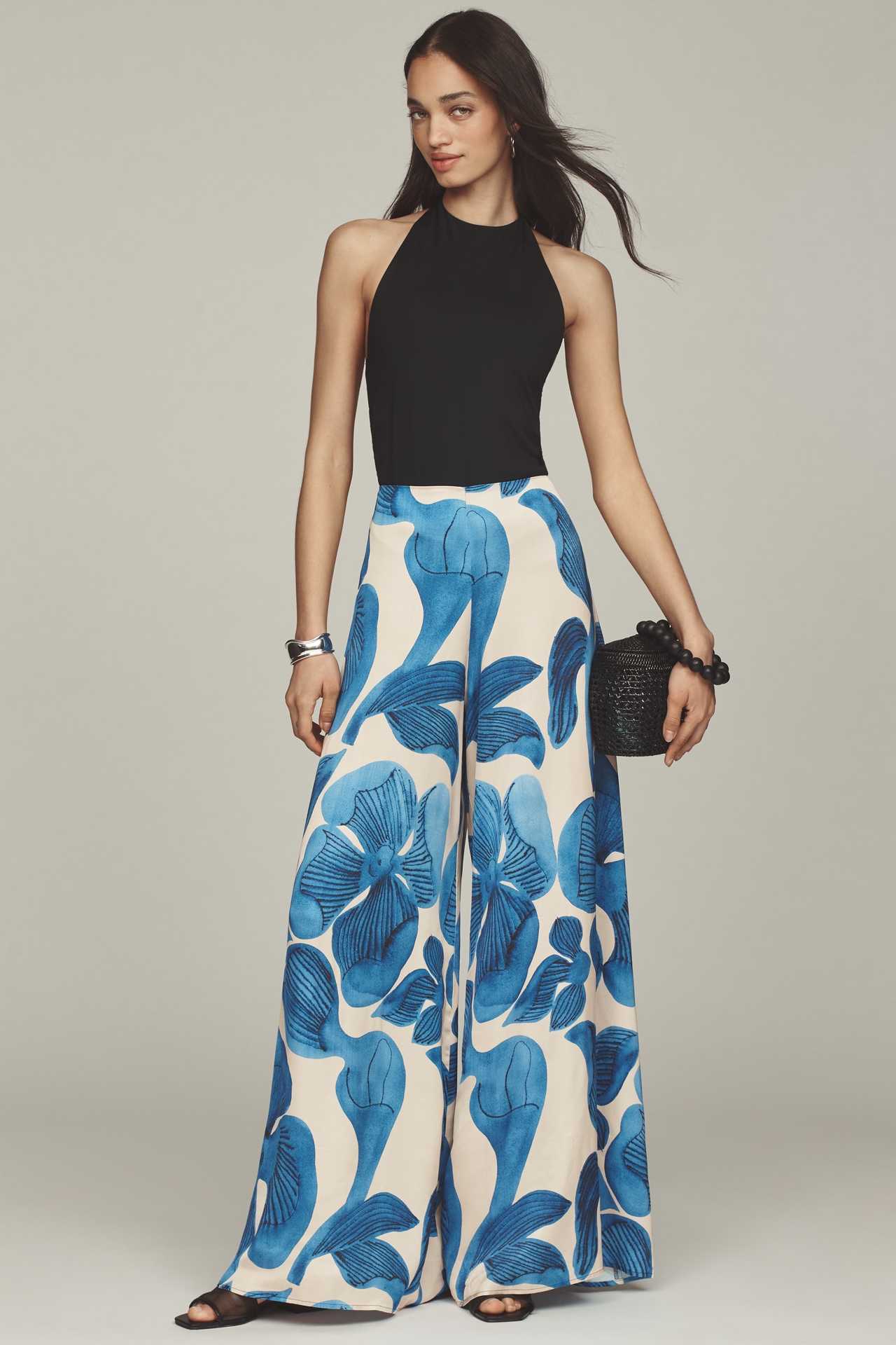 Corey Lynn Calter Grace Floral Wide-Leg Pants