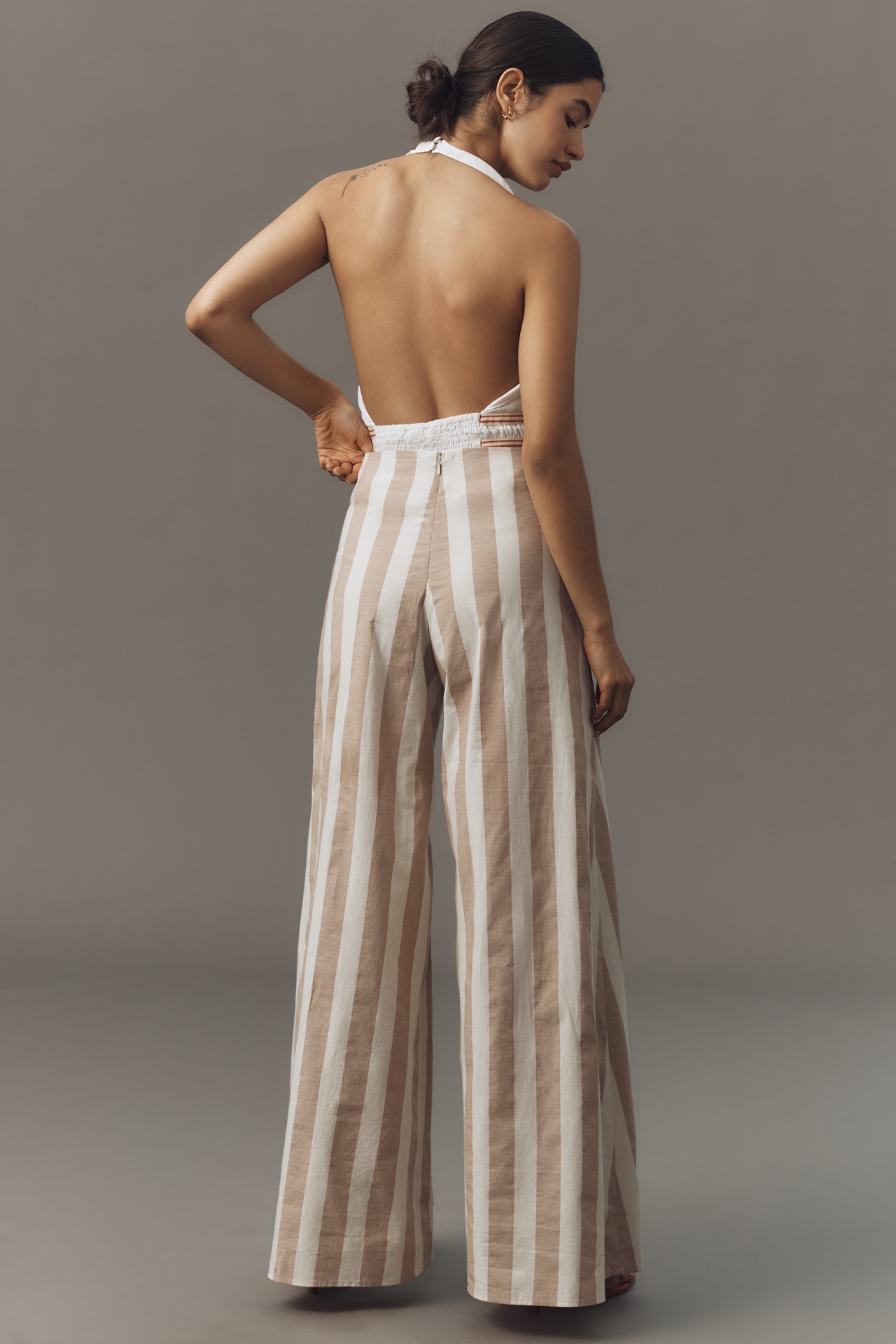 Corey Lynn Calter Wide-Leg Cotton Pants