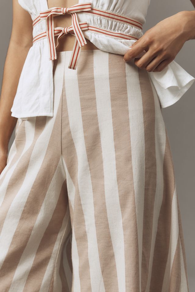 Corey Lynn Calter Wide-Leg Cotton Pants #3