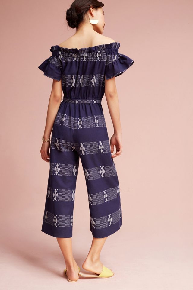 Petite Aziza Off-The-Shoulder Jumpsuit #3