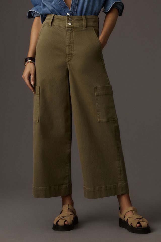 Joe's Jeans Milla Utility Wide-Leg Cropped Jeans #1