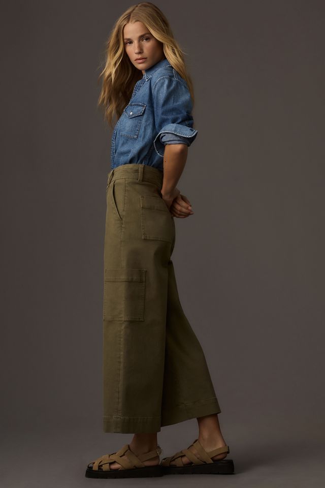 Joe's Jeans Milla Utility Wide-Leg Cropped Jeans #2