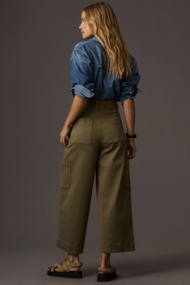 Joe's Jeans Milla Utility Wide-Leg Cropped Jeans #4