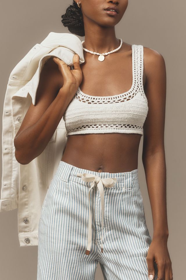Joe's Jeans The Addison High-Rise Drawstring Linen Wide-Leg Pants ...