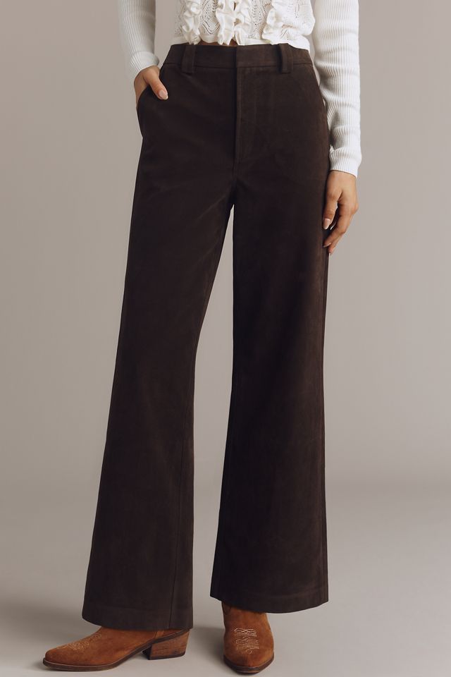 Joe's Jeans The Mia Faux-Suede Wide-Leg Ankle Pants #1