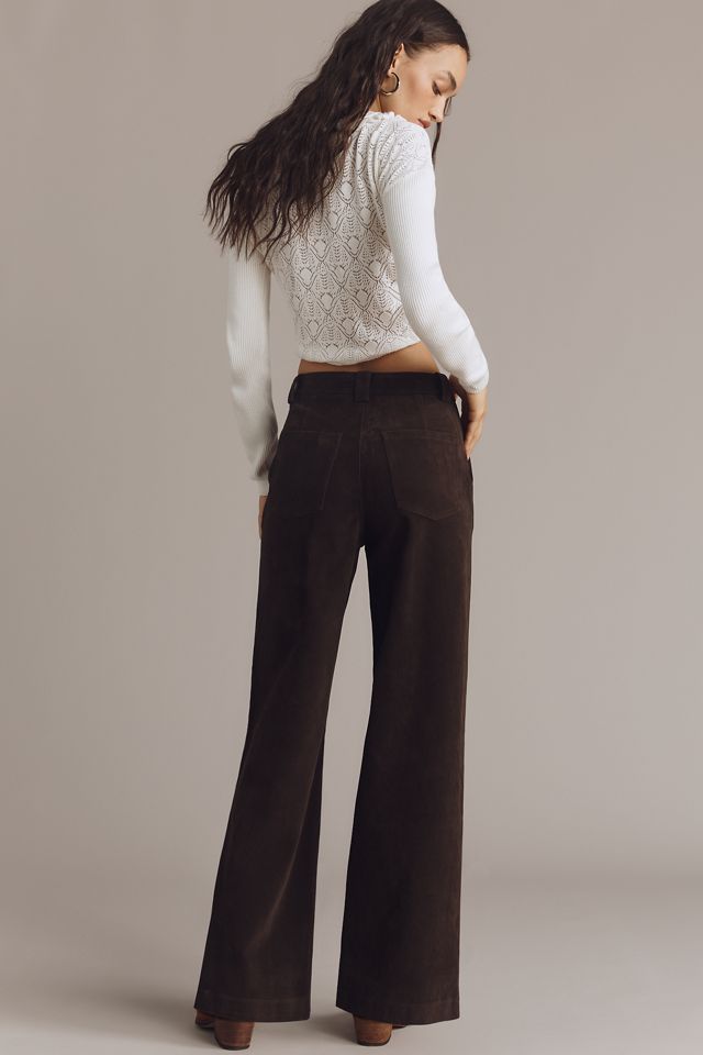 Joe's Jeans The Mia Faux-Suede Wide-Leg Ankle Pants #2