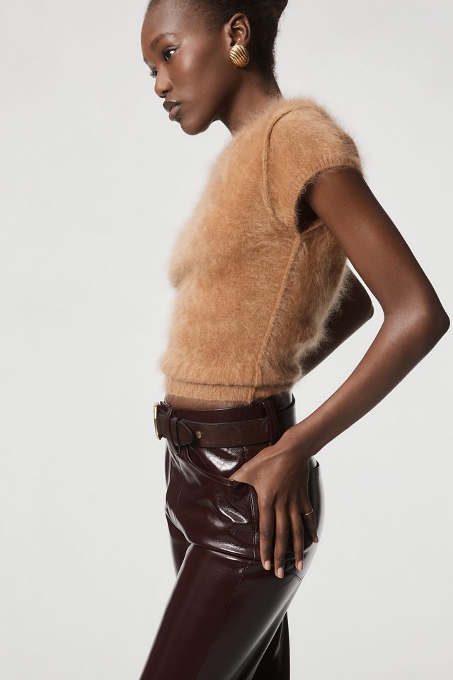 Joe's Jeans Margot Faux Leather High-Rise Slim Pants #4