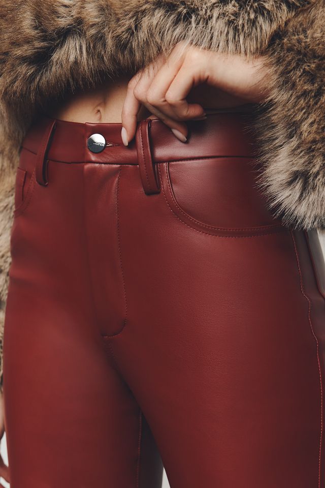 Joe's Jean Lyra Faux-Leather Straight-Leg Pants #1