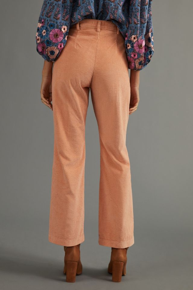 Levi's Math Club Cropped Flare Corduroy Pants | Anthropologie