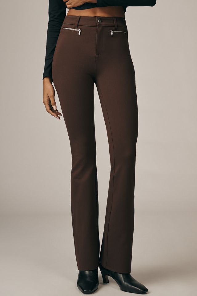PAIGE Hatenna Mid-Rise Flare Pants #1