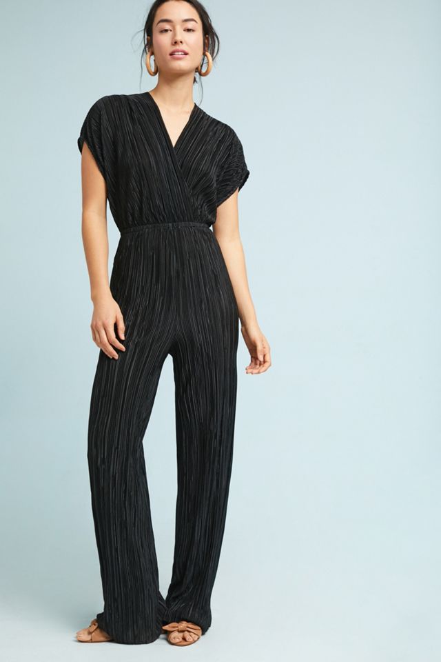 Pleated Metallic Jumpsuit #1